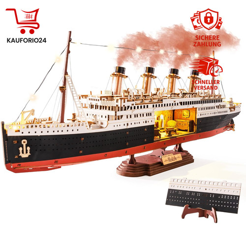 Holzpuzzle titanic - 3d-holzpuzzle,