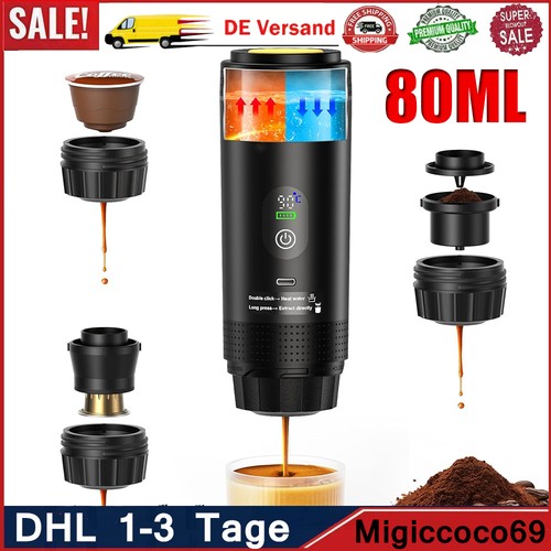 Tragbare kaffeemaschine mit - tragbare,