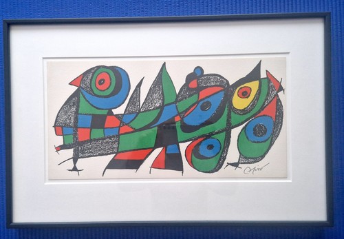 Original lithografie joan - original,