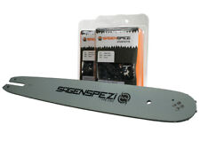 Schwert + 2 Ketten passend für Stihl 009 010 011 012 015 35 cm 3/8" 50 TG 1,3mm 