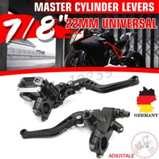 Motorrad 7/8" Lenker Schwarz