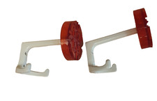 2 Stück Schönbuch Garderoben - Kleider Haken 70er Jahre Klassiker Wandgarderobe