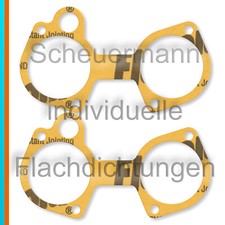 2x lasergeschnittene Dichtung zwischen Luftfilter und Vergaser Weber 50 DCOE