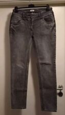 Cecil Jeans Damen Charlize Grau Größe 31 / 32 Schwarzer Galonstreifen Seitlich 