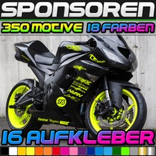 16er SET #  MOTORRAD Sponsoren