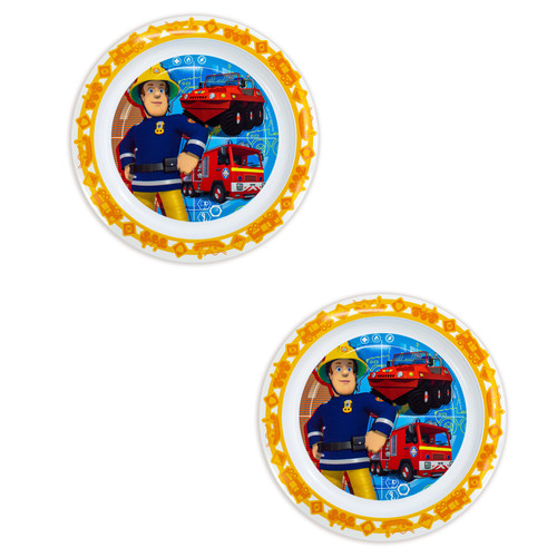 Kinderteller set feuerwehrmann - kinderteller,