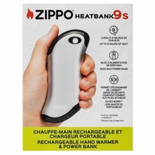 Zippo HeatBank 9s Wiederaufladbarer Handwärmer 6 Heizstufen & Powerbank 5200 mAh