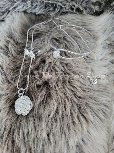 Schmuckset ketteecht silber - schmuckset,