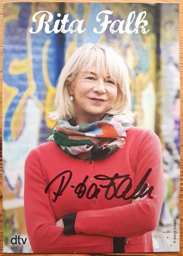 Rita falk orig autogramm - falk,