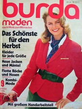 altes Burda Modeheft Ausgabe 9 von 1979 komplett mit Anleitung + Schnittmuster