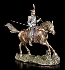 Polnischer Ulan Lanzenreiter Figur - Veronese Krieger Statue Ritter Reiter