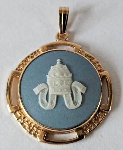 Wedgwood jaspis blau anhänger - wedgwood,