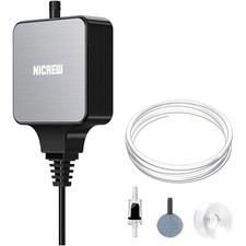 Aquarium Luftpumpe Nano Pumpe Sehr Leise Unter 33db Komplettset Mit Zubehör