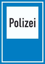 Richtzeichen Polizei Schild