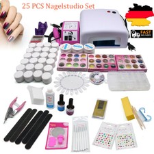 LED UV Nagelset Einsteigerset Nagelstudioset mit Fr?ser Lampe Starterset GEL Set