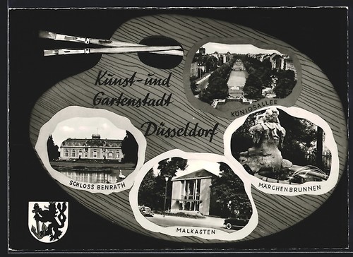 Düsseldorf schloss - ak,