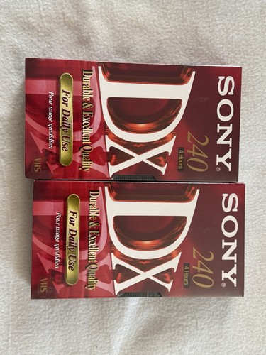 Sony 240 vhs - 2x,