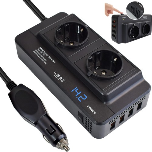 200w wechselrichter 12v auf - 200w,