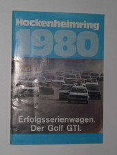 Booklet Hockenheimring 1980 VW Golf GTI Porsche 935 Renault 5 Termin Kalender