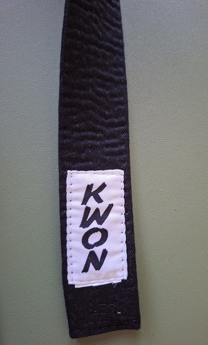 Kwon budogürtel schwarz judo - schwarz,