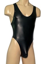 Stretch Lederlook Herren Rio Body String Badeanzug von JP-beach XS-XXL Handmade