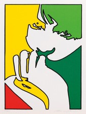 Werner Berges: ohne Titel IV 2016, Siebdruck, handsigniert nummeriert