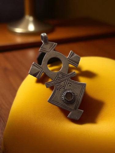 Vintage tuareg kreuz anhänger - vintage,
