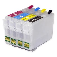 EPSON T18 18XL NACHFÜLLBARE TINTENPATRONEN AUTO RESET CHIP 15ML FÜLLVOLUMEN