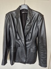 Zara Kunstleder Blazer , Gr.M