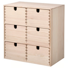 IKEA MOPPE Mini Holzkommode 6