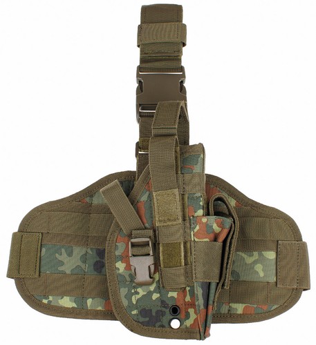 Pistolenbeinholster molle - pistolenbeinholster, "molle"