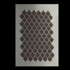 Schablonen Airbrush Schablone Stencil Schuppen # FS - 0880