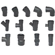 Geberit Abflussrohr Abwasserrohr Silent PP Rohr Abzweig Bogen Muffe 50 90 75 110