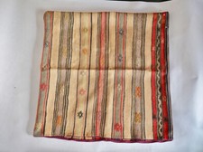 Arabische Sitzkissen, handgewebtes Kelim Kissen, Orientalisches Wohndekor