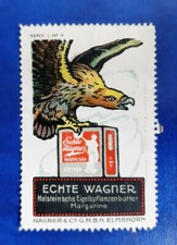 Reklamemarke Werbemarke ECHTE WAGNER MARGARINE (14120)