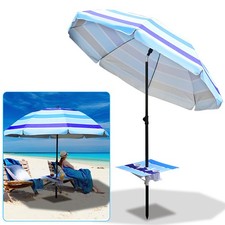 Strandschirm Sonnenschirm Blau