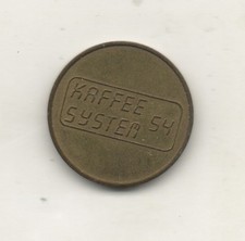 Tokken Kaffemünze Wertmarke Automatenmarke Servomat Steigler