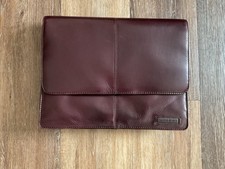 Leonhard Heyden Aktentasche Dokumententasche Leder rotbraun