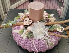 Adventskranz/ Weihnachtskranz/ Tischkranz mit 1 Kerze/Tischkranz/Weihnachtsdeko