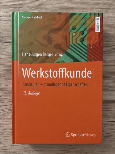 Aufl werkstoffkunde - 13., aufl.