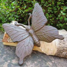 Schmetterling Gusseisen Gartendeko Wanddeko Landhaus Garten Butterfly GA665-L