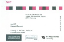 Konzertkarten für Bigband