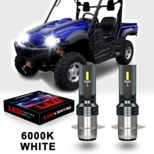 2x White LED Headlight For UTV