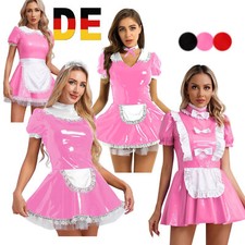 Damen Lack Leder Wetlook