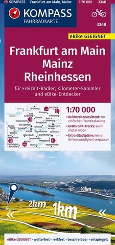 Kompass fahrradkarte 3348 - kompass,