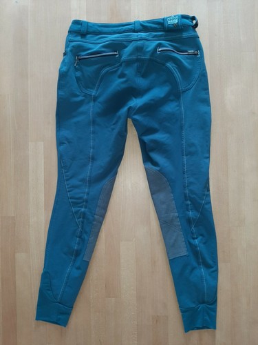 Reithose fouganza blau grau - reithose, in