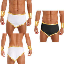 Herren Stämme Lustig Boxer Sissy Shorts Höhlenmensch Leinentuch Dschungel Slips