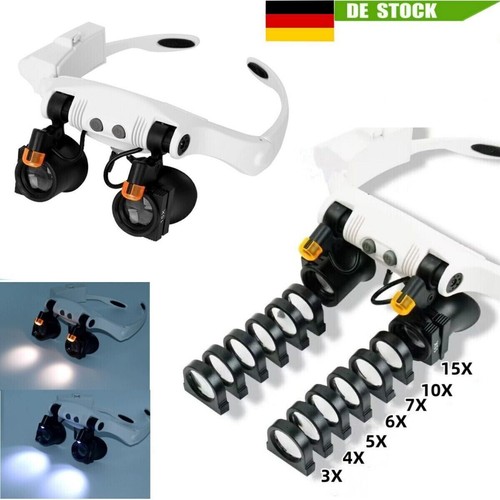 Profi led stirnlupe kopflupe - stirnlupe,