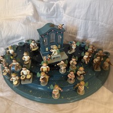 Erzgebierge Engel Orchester Treppe Orgel Spieluhr 22 Engel