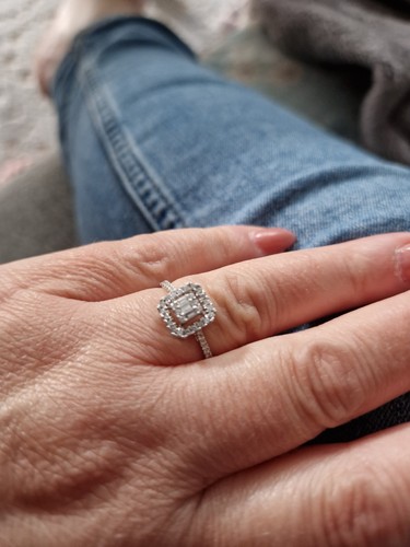 Diamantring 585er weißgold - 585er,